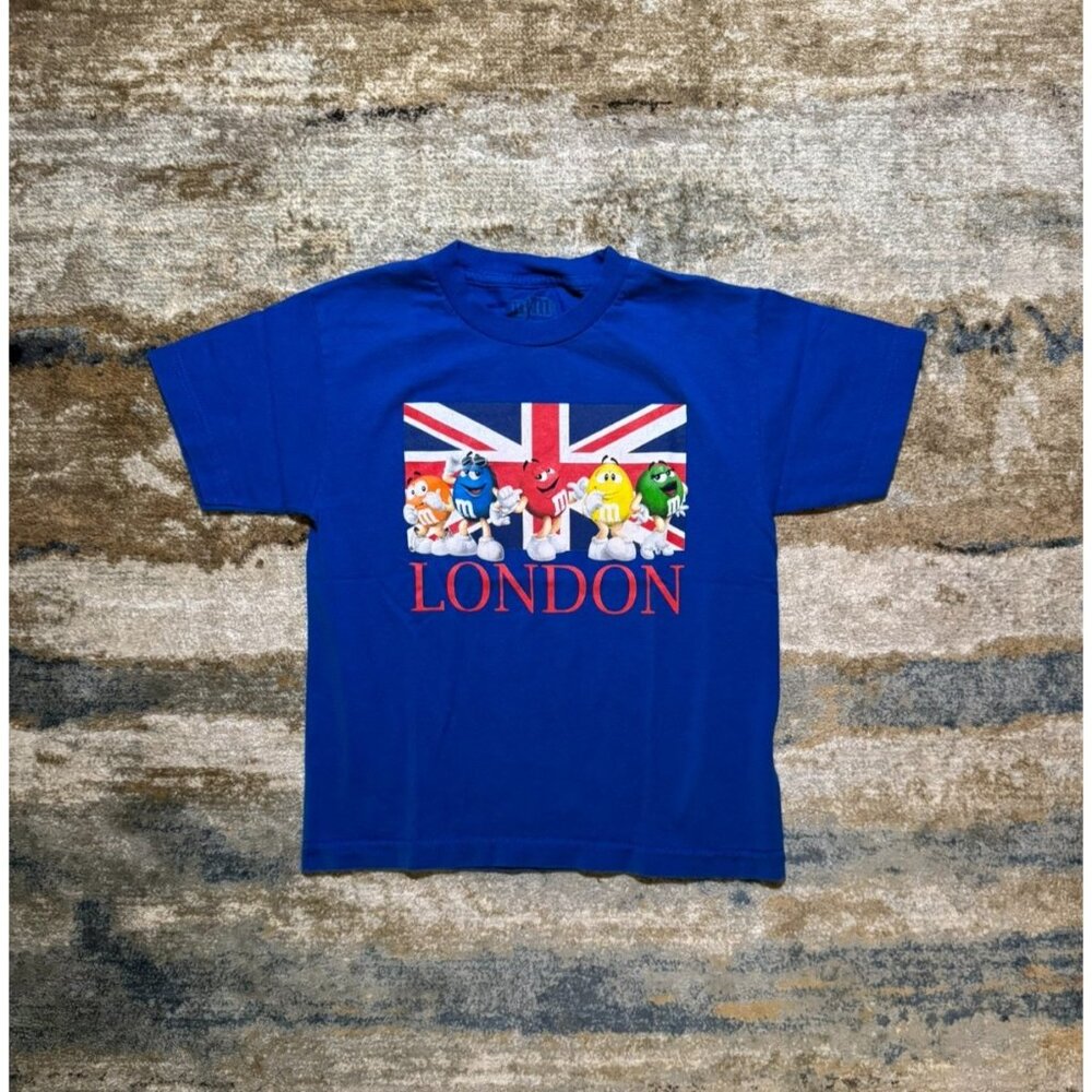 Vintage Blue London M&M’s World T-Shirt – Size Small